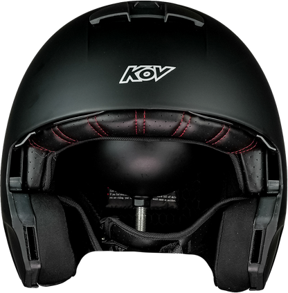 CASCO SPECTRUM NEGRO MATE LUZ LED Cascos KOV + de motociclista