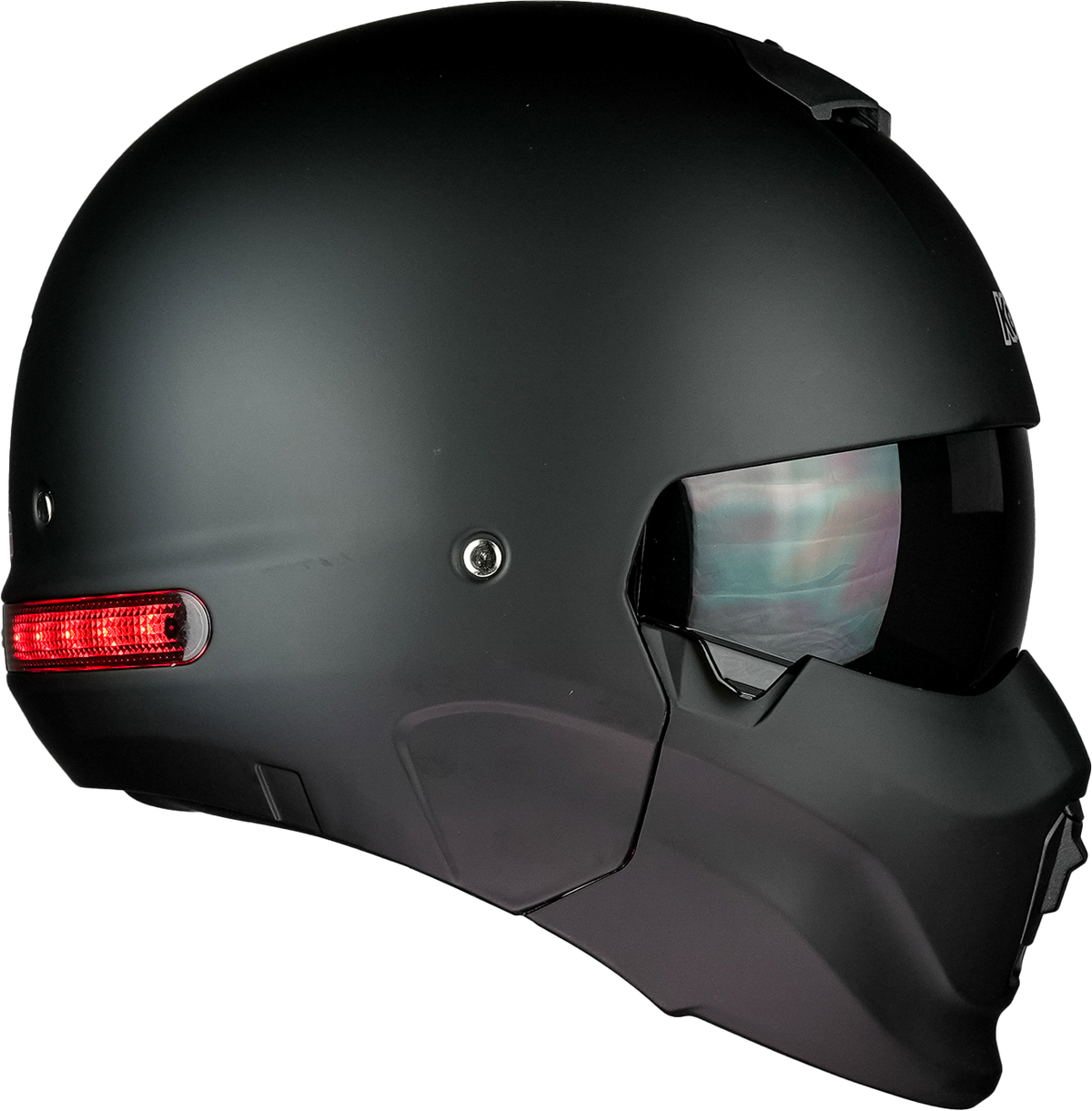 CASCO SPECTRUM NEGRO MATE LUZ LED Cascos KOV + de motociclista