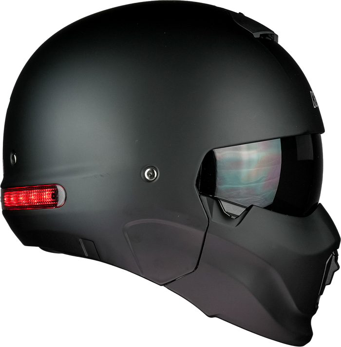 CASCO SPECTRUM NEGRO MATE LUZ LED Cascos KOV + de motociclista