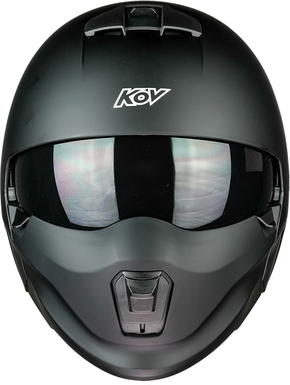 CASCO SPECTRUM NEGRO MATE LUZ LED Cascos KOV + de motociclista
