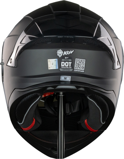 CASCO STARK NEGRO MATE Cascos KOV + de motociclista