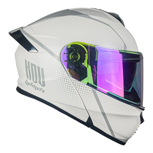 CASCO THUNDER WAVES BLANCO