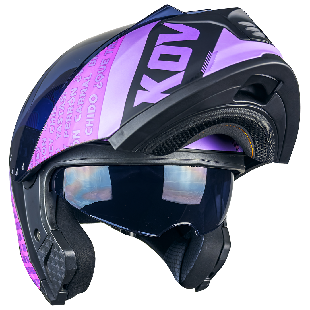 CASCO THUNDER FLOW MORADO 5