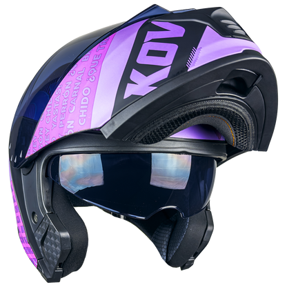 CASCO THUNDER FLOW MORADO 5