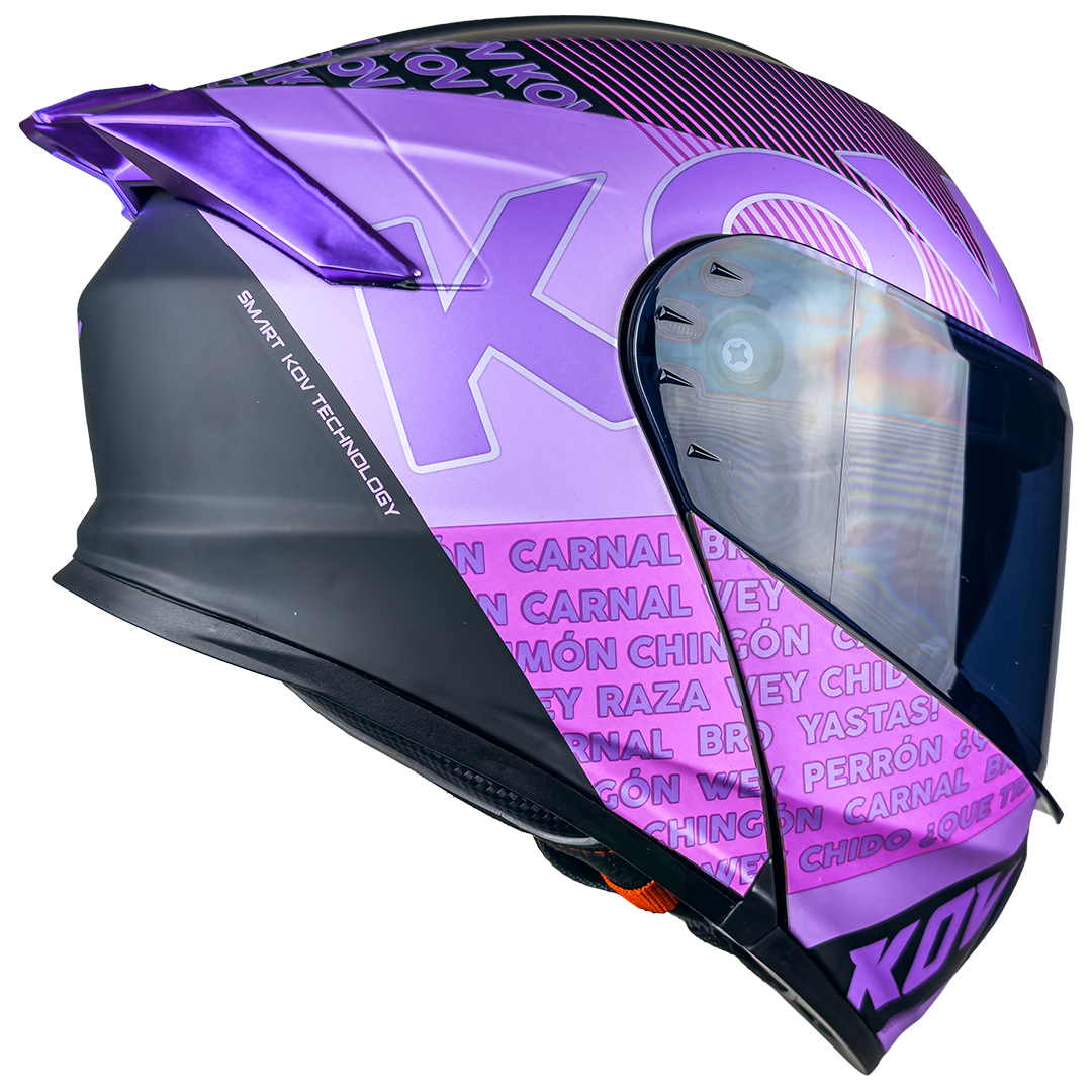 CASCO THUNDER FLOW MORADO 1