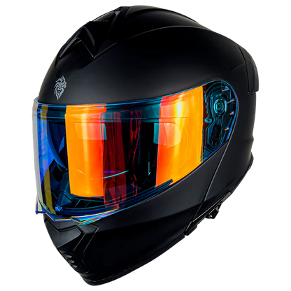 CASCO THUNDER LED NEGRO MATE