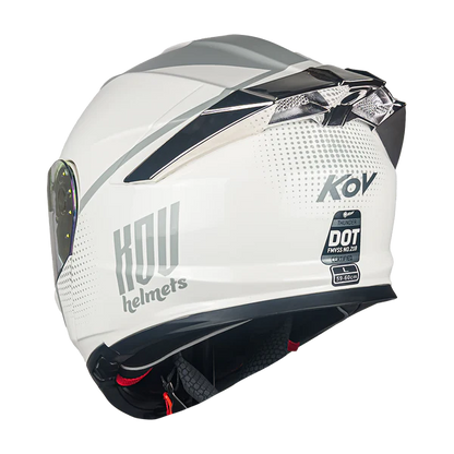 CASCO THUNDER WAVES BLANCO