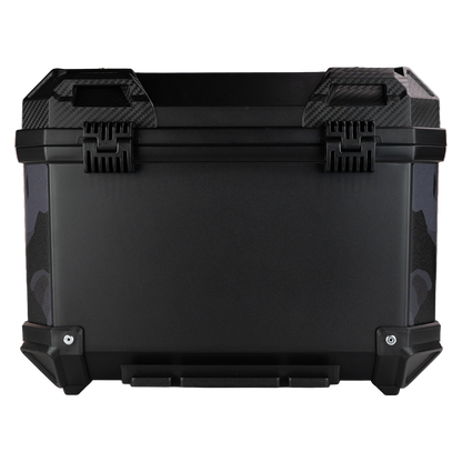 MALETERO TOP CASE CAMUFLAJE CON RESPALDO 45 L Accesorios KOV + de motociclista