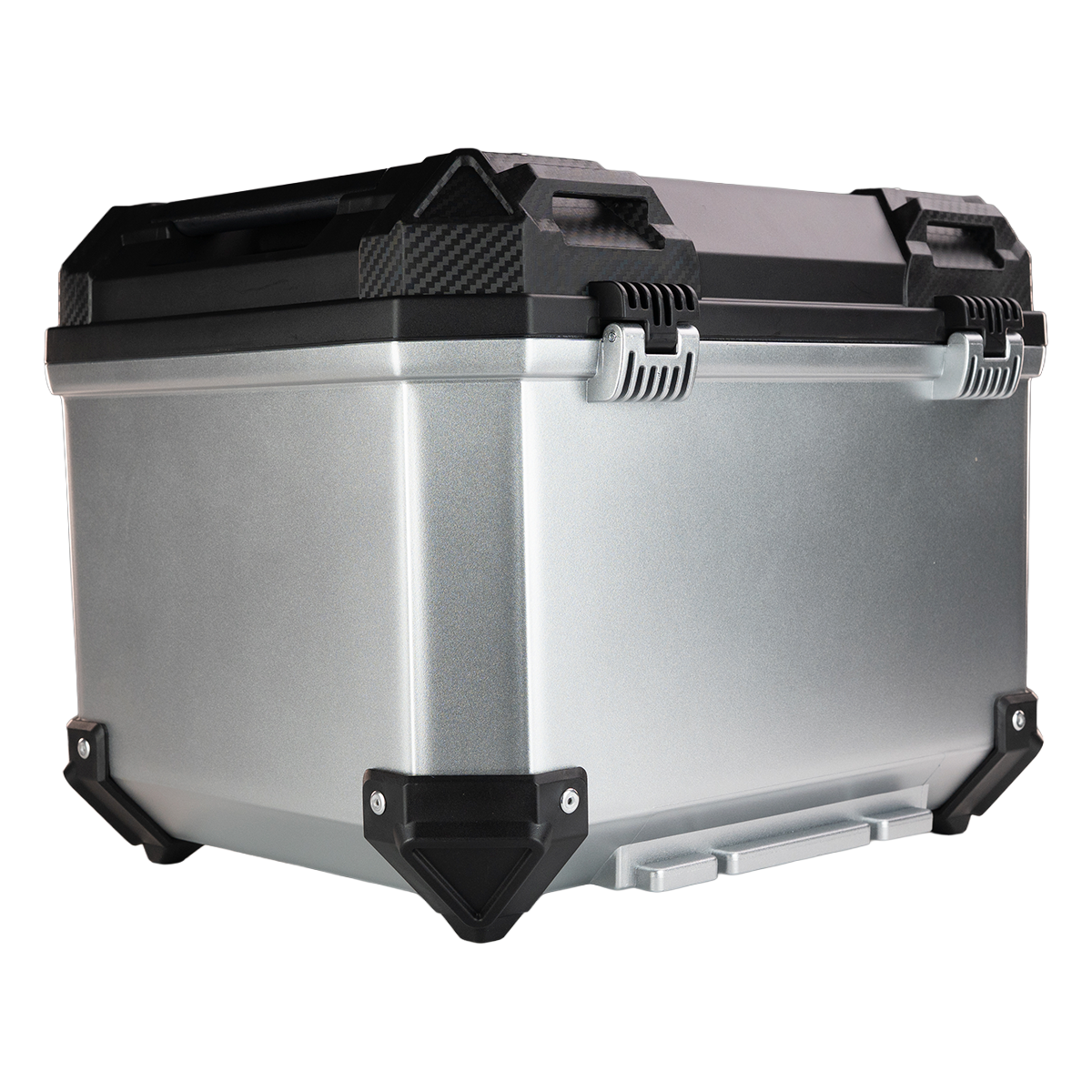 MALETERO TOP CASE SILVER CON RESPALDO 45 L Accesorios KOV + de motociclista