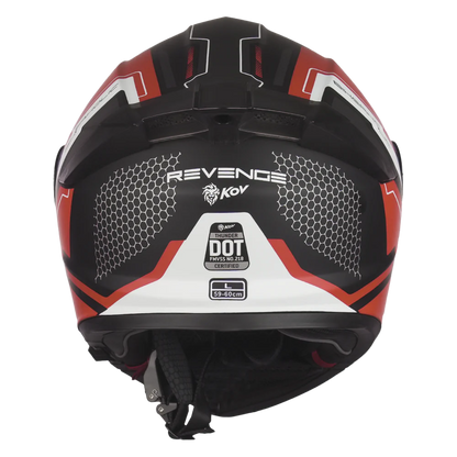 CASCO THUNDER REVENGE ROJO