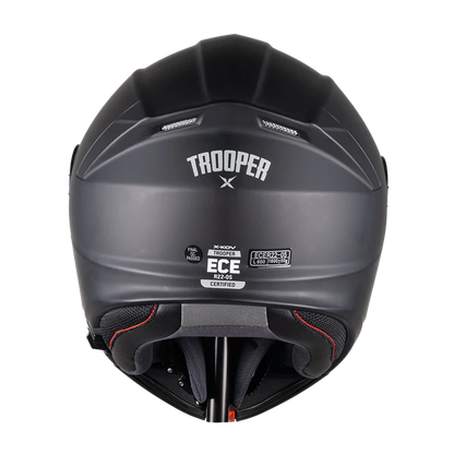 X-KOV CASCO TROOPER NEGRO MATE
