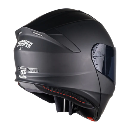 X-KOV CASCO TROOPER NEGRO MATE