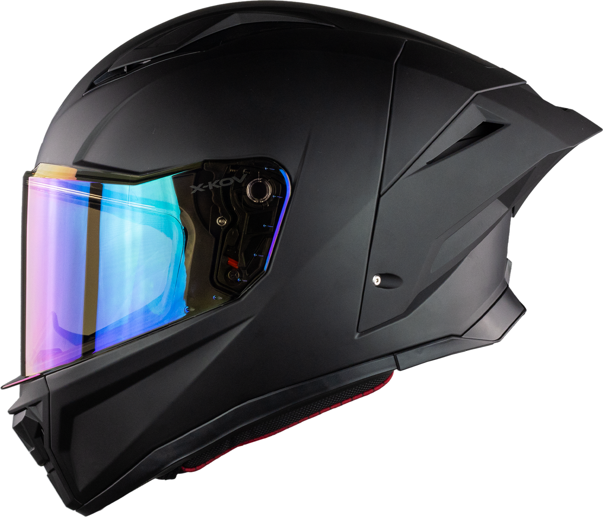 CASCO VELUX NEGRO MATE Cascos X-KOV + de motociclista
