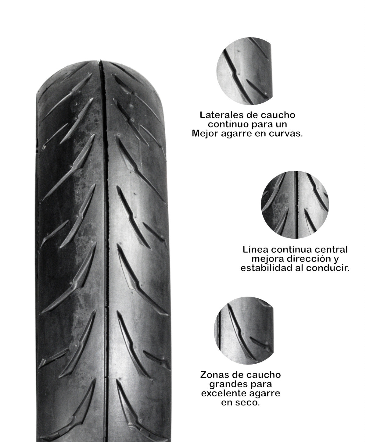 KOV TIRES VOGUE Llanta KOV + de motociclista