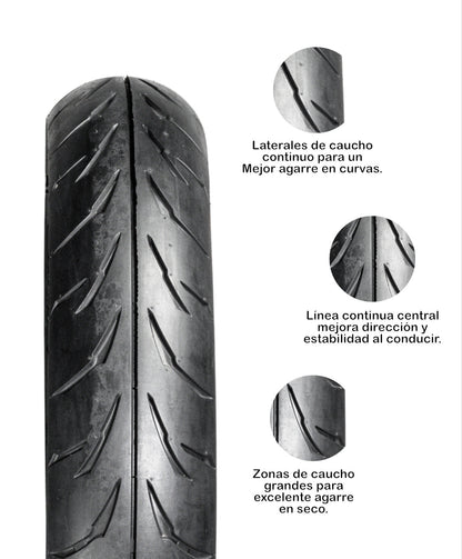 KOV TIRES VOGUE Llanta KOV + de motociclista