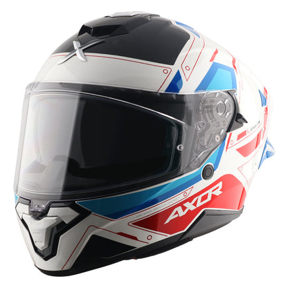 CASCO BRUTALE RYDEN BLANCO/ROJO