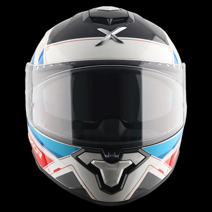 CASCO BRUTALE RYDEN BLANCO/ROJO