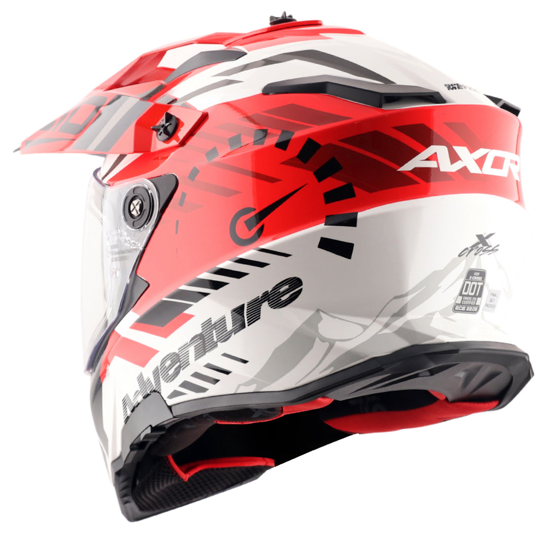 CASCO X CROSS SPEEDOMETER ROJO