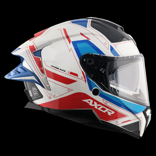 CASCO BRUTALE RYDEN BLANCO/ROJO