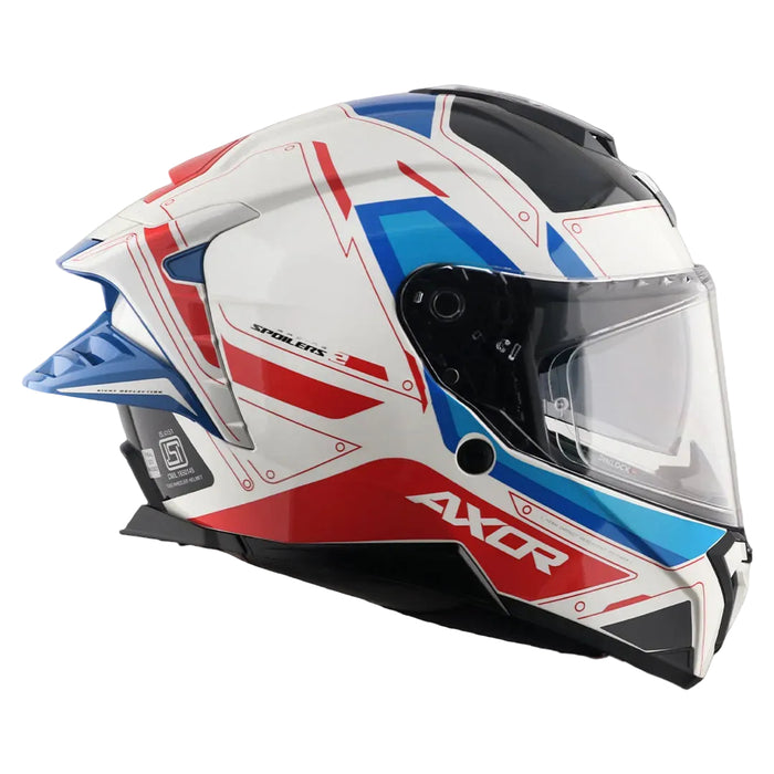 CASCO BRUTALE RYDEN BLANCO/ROJO