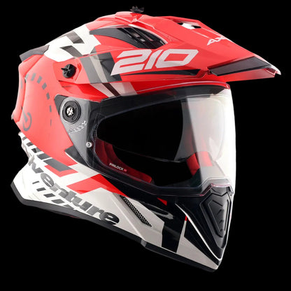 CASCO X CROSS SPEEDOMETER ROJO