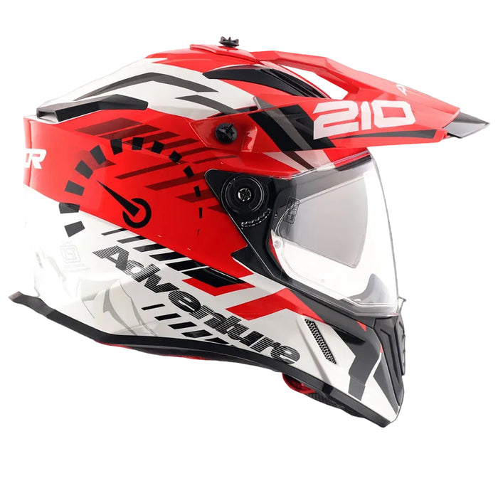CASCO X CROSS SPEEDOMETER ROJO