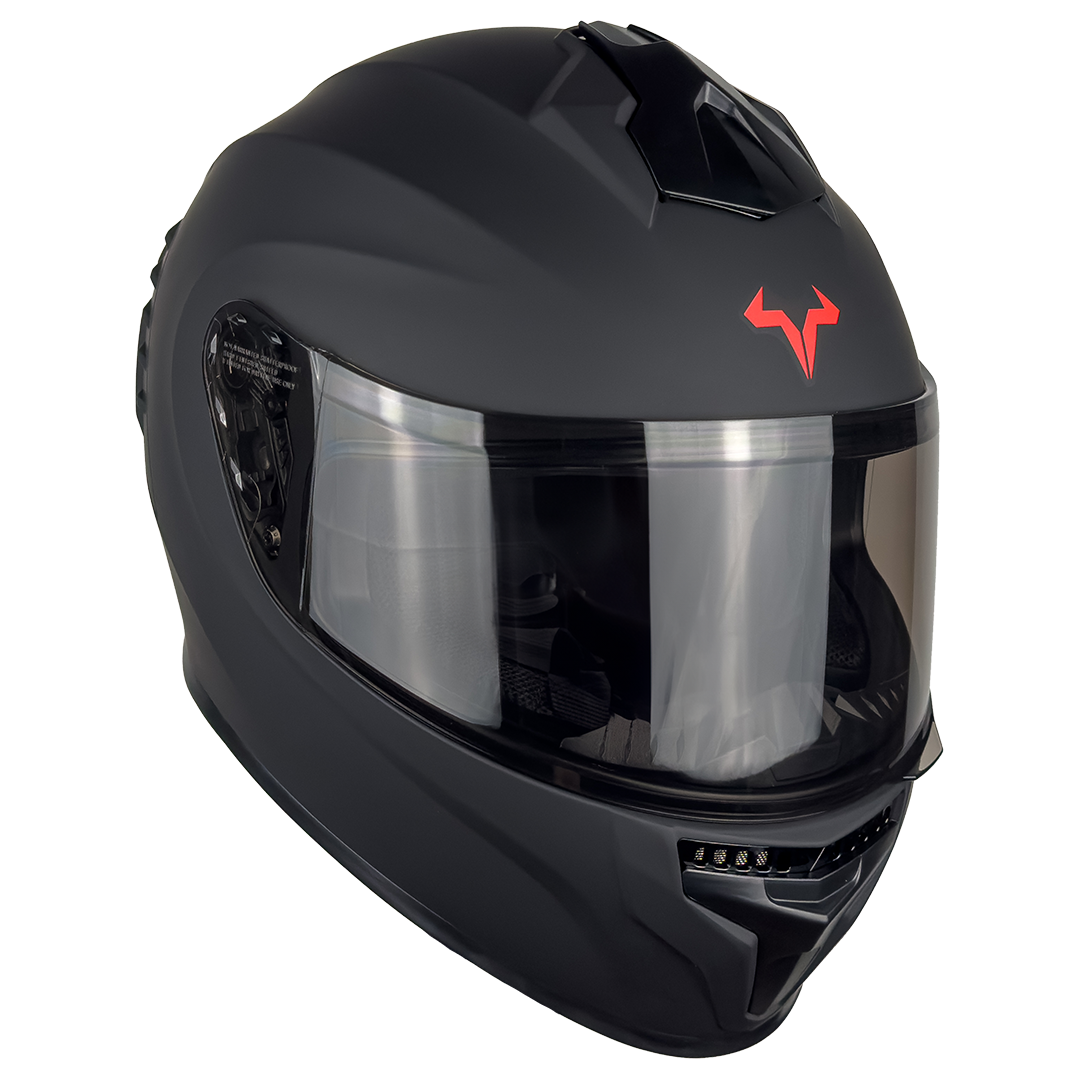XBULL CASCO BALTO NEGRO MATE