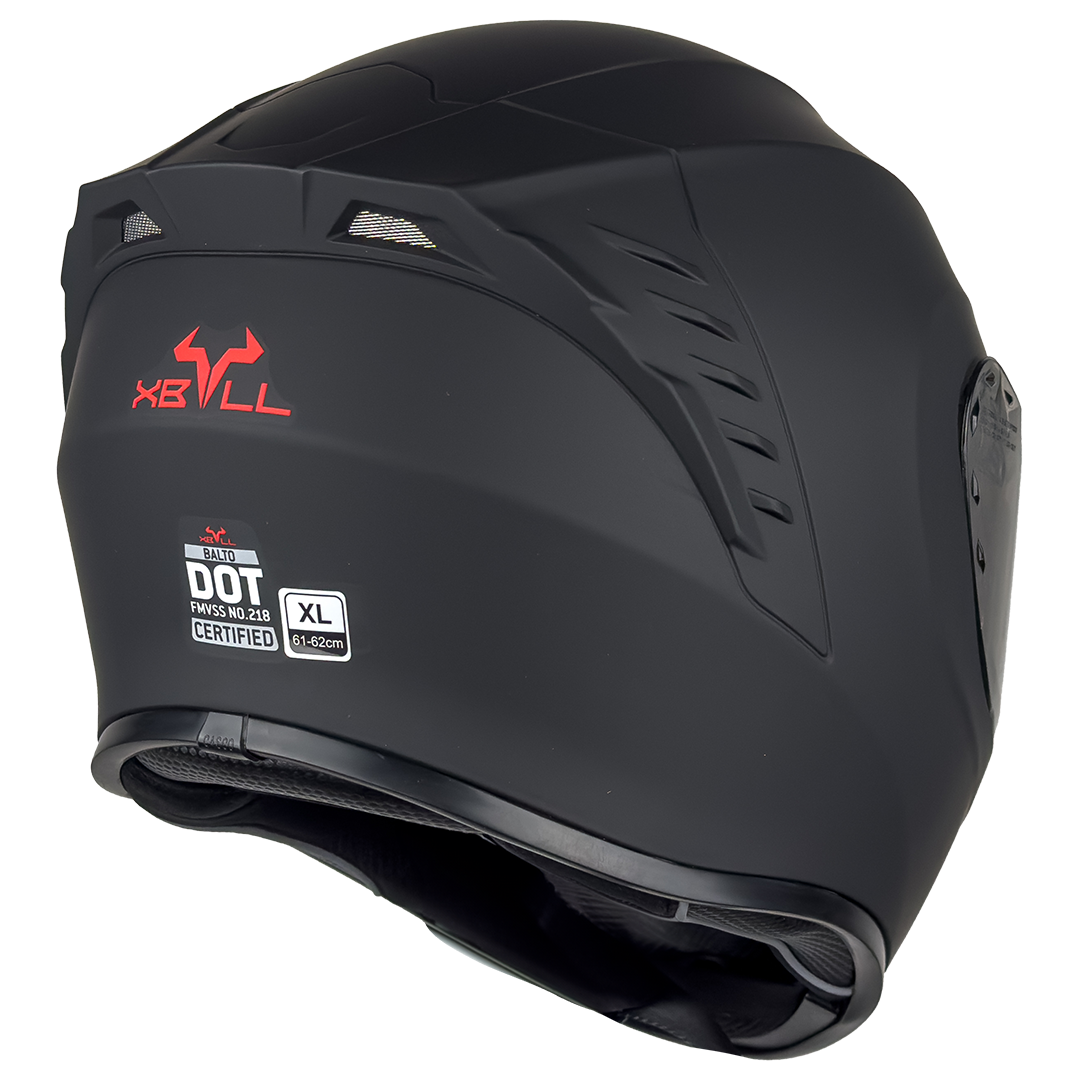 XBULL CASCO BALTO NEGRO MATE