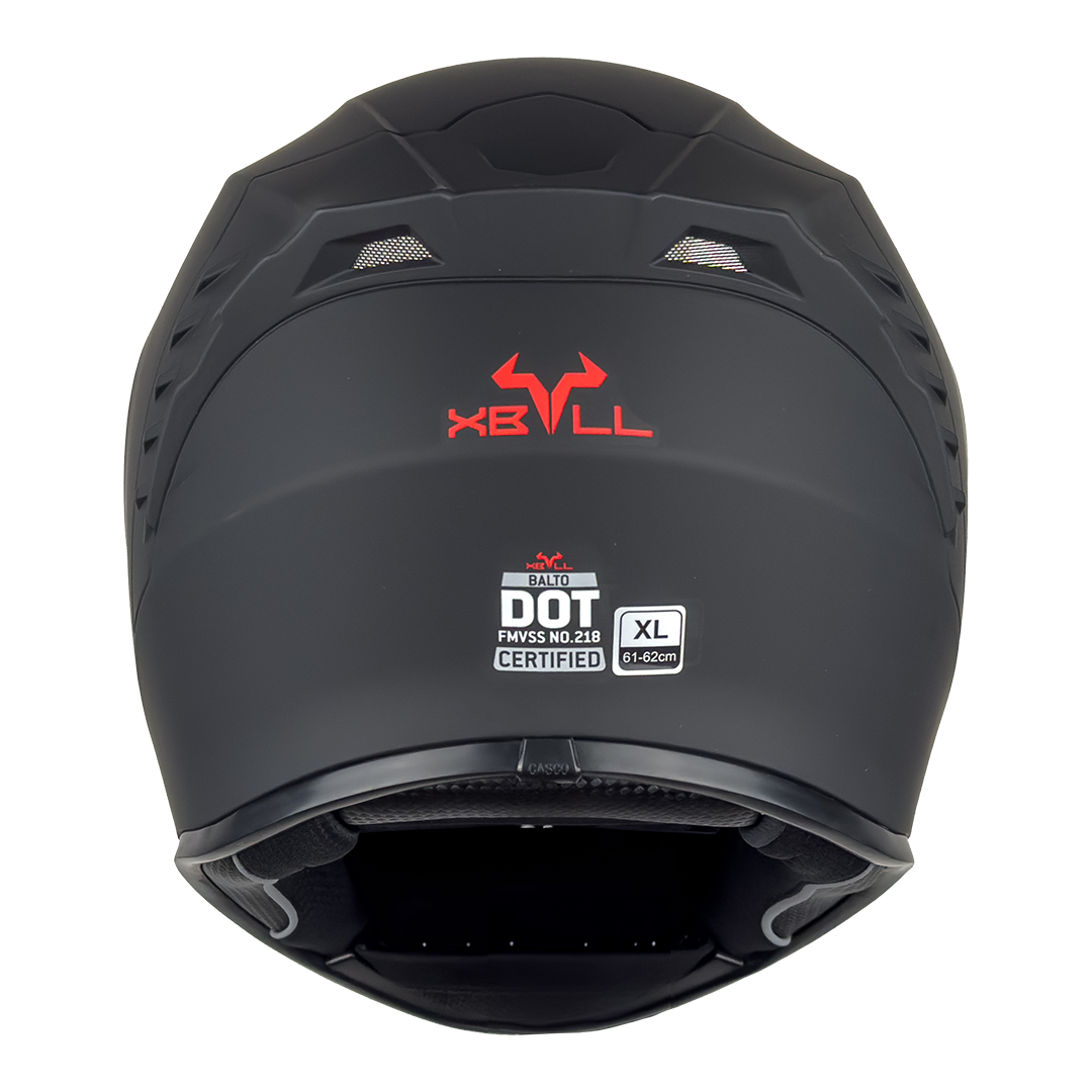 XBULL CASCO BALTO NEGRO MATE
