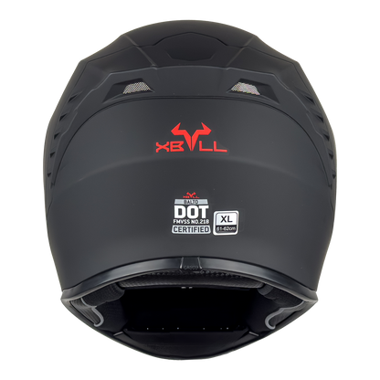 XBULL CASCO BALTO NEGRO MATE