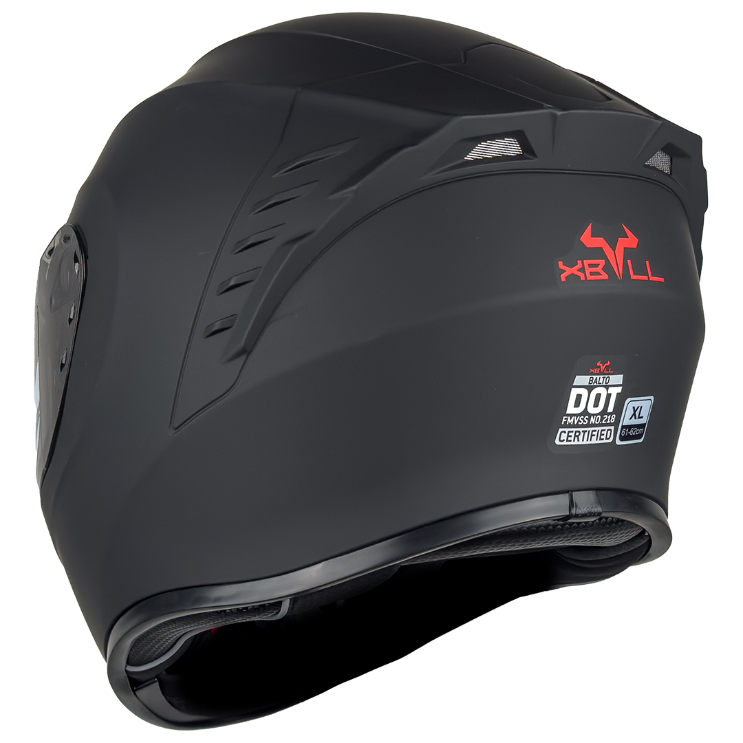 XBULL CASCO BALTO NEGRO MATE
