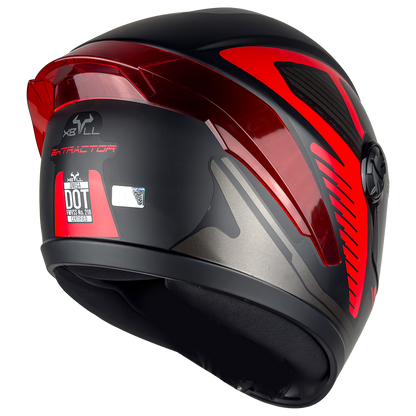 XBULL CASCO OMEGA EXTRACTOR ROJO