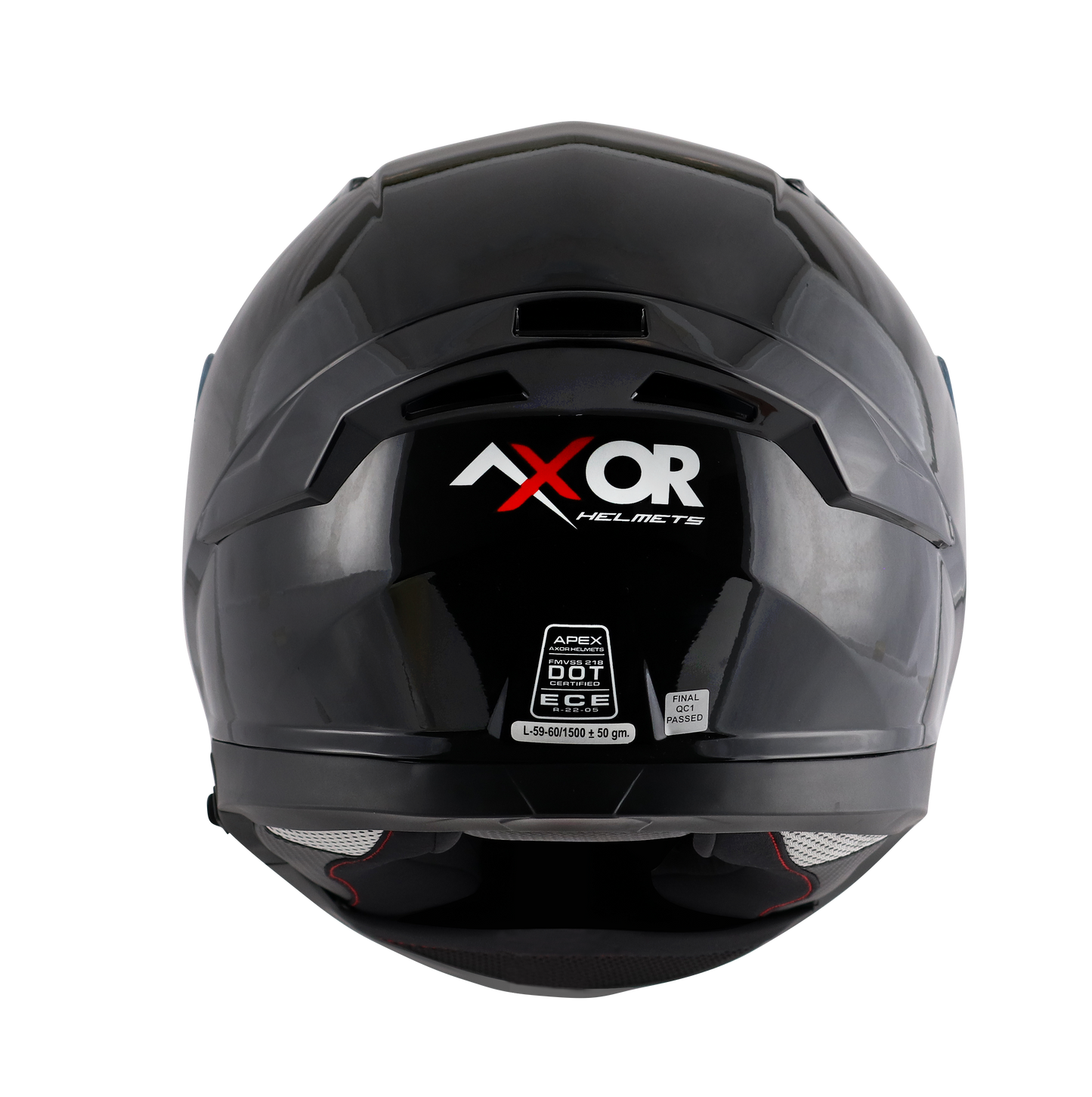 CASCO APEX NEGRO SOLIDO