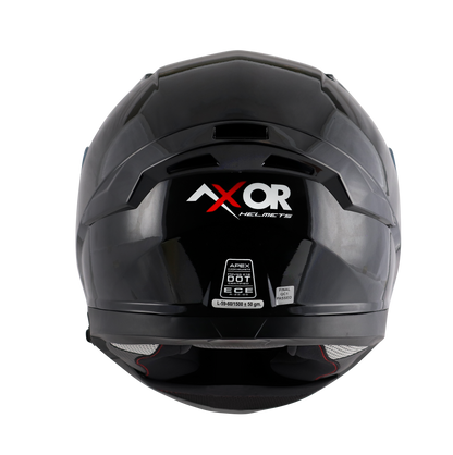 CASCO APEX NEGRO SOLIDO