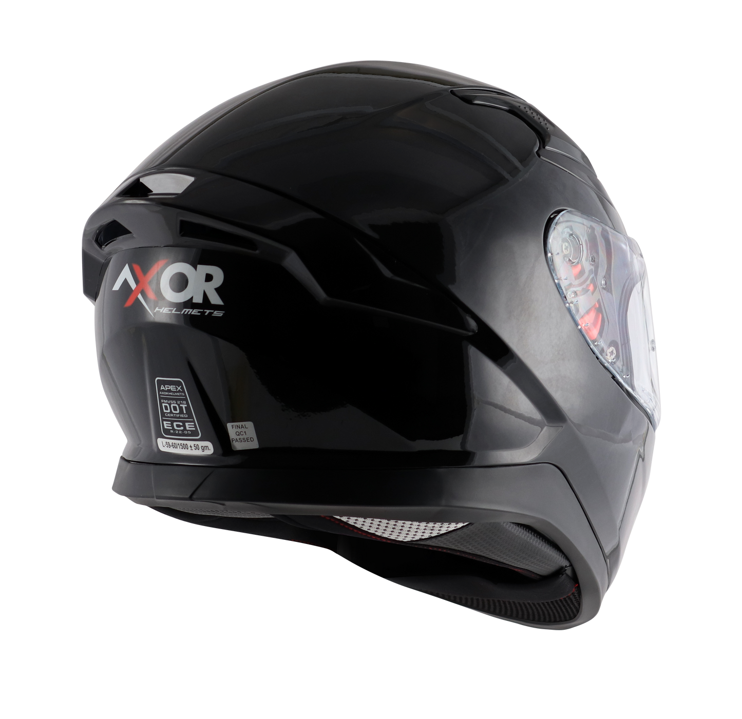 CASCO APEX NEGRO SOLIDO