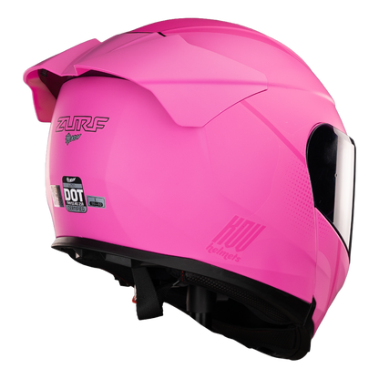 CASCO LITIO ZURF ROSA KOV + de motociclista