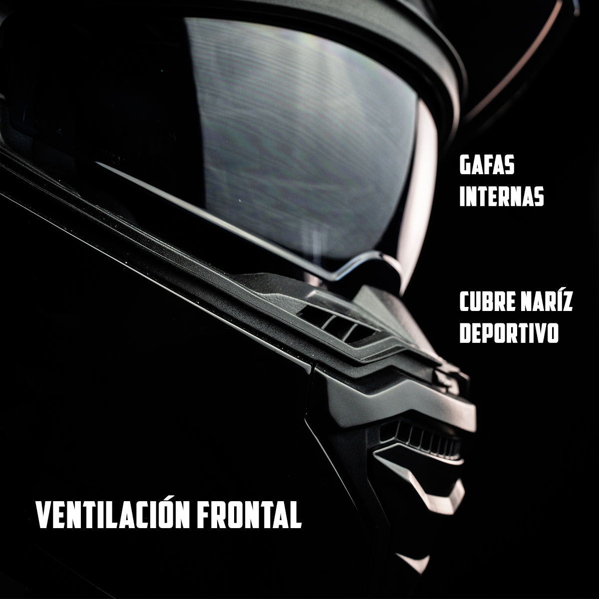 CASCO ALPHA NEGRO GLOSSY 6
