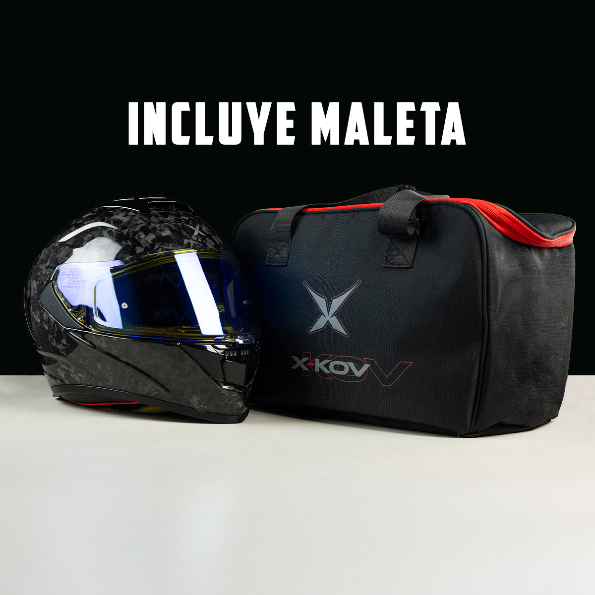 CASCO NEXUS FIBRA DE CARBONO Cascos X-KOV + de motociclista
