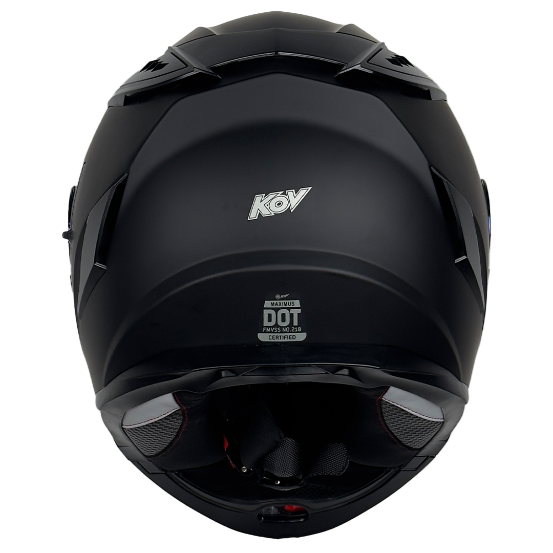 CASCO MAXIMUS NEGRO MATE Cascos KOV + de motociclista