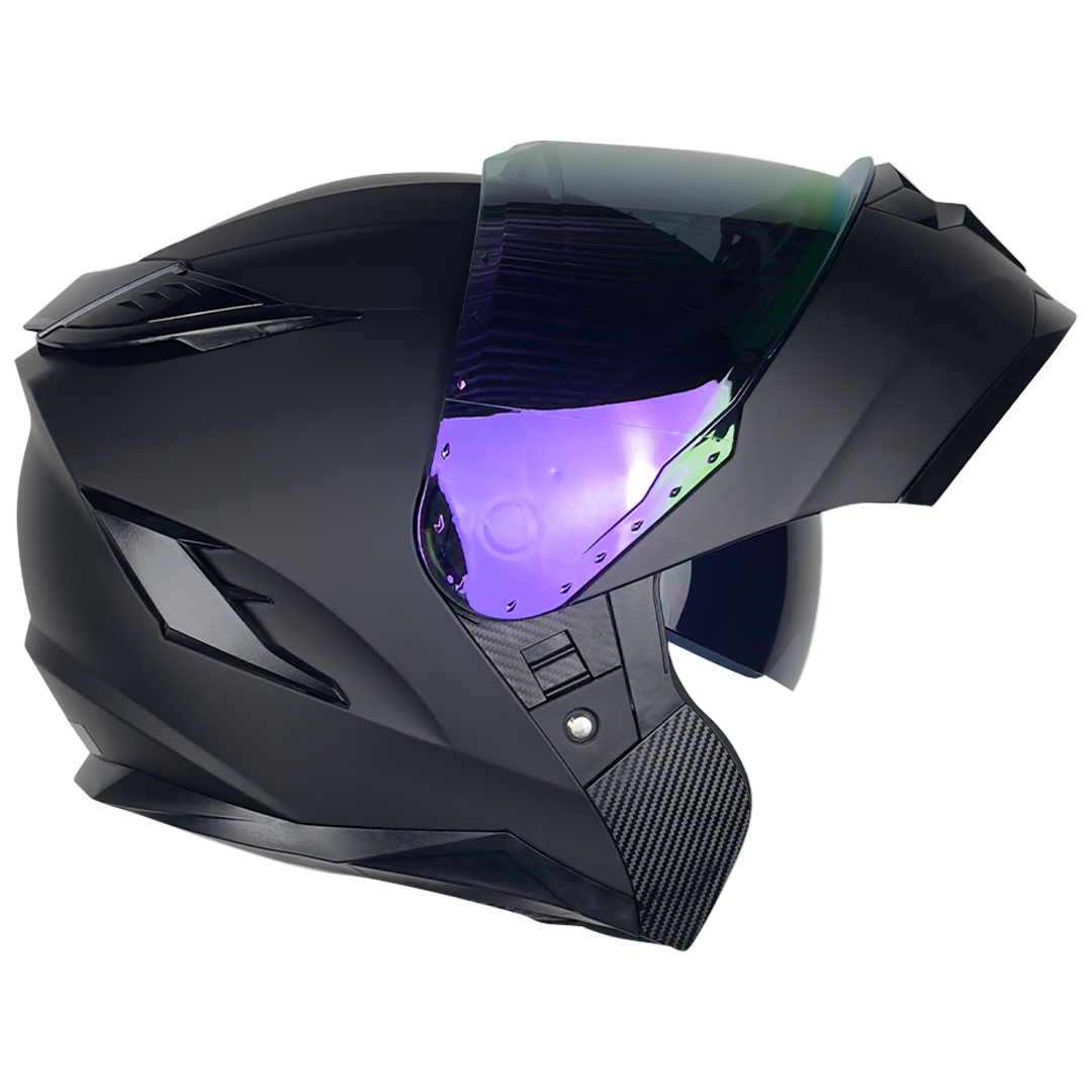 CASCO MAXIMUS NEGRO MATE Cascos KOV + de motociclista