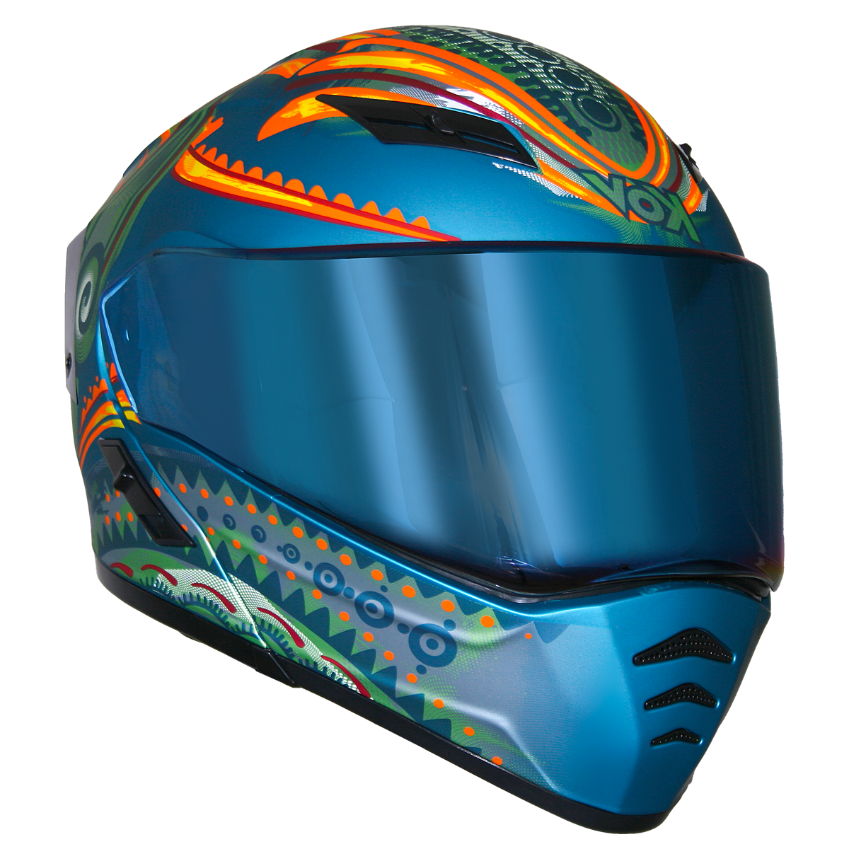 CASCO ESTELAR PEEK CON LUZ LED Cascos KOV + de motociclista