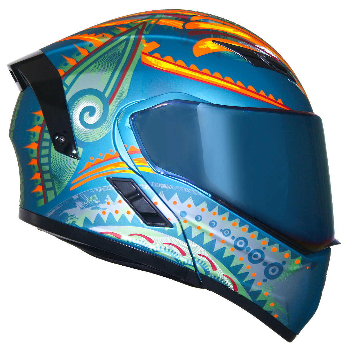 CASCO ESTELAR PEEK CON LUZ LED Cascos KOV + de motociclista