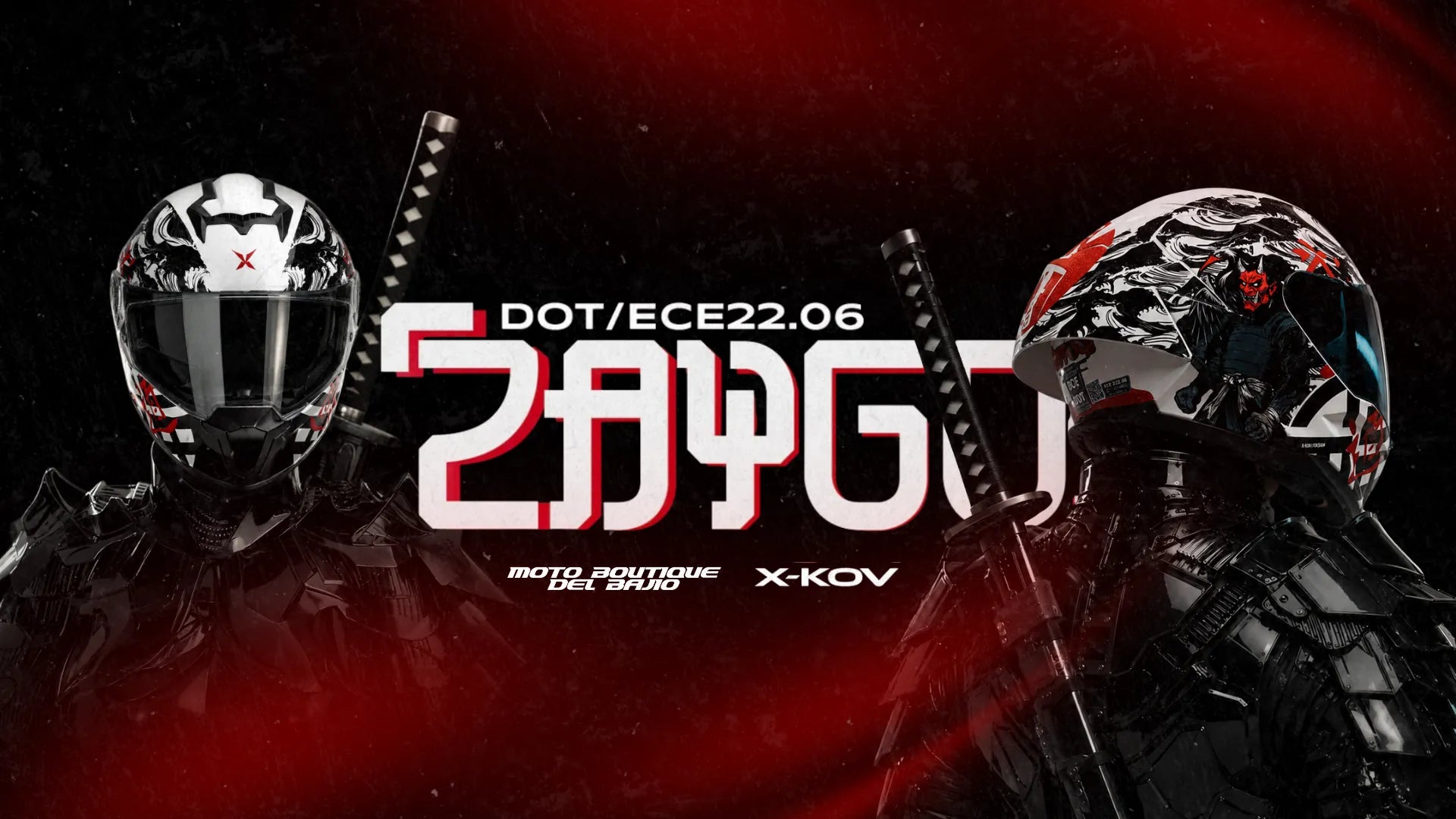 Casco X-KOV Zaygo certificado DOT y ECE 22.06